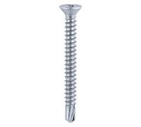 Timco Window Fabrication Screws Countersunk Ph Self-Tapping Self-Drilling Point Zinc - 3.9 X 25