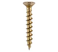 Timco Window Fabrication Screws Countersunk With Ribs Ph Single Thread Gimlet Point Yellow - 4.3 X 45