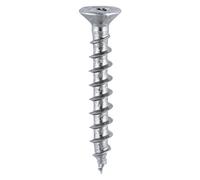 Timco Window Fabrication Screws Countersunk With Ribs Ph Single Thread Gimlet Point Zinc - 4.3 X 25