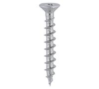 Timco Window Fabrication Screws Countersunk With Ribs Ph Single Thread Gimlet Tip Stainless Steel - 4.3 X 20