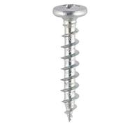 Timco Window Fabrication Screws Friction Stay Shallow Pan Countersunk Ph Single Thread Gimlet Point Zinc - 4.3 X 25