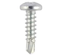 Timco Window Fabrication Screws Pan Ph Self-Tapping Thread Self-Drilling Point Zinc - 4.2 X 19