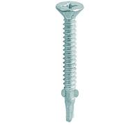 TIMCO Wing Tip Self Drilling Screws - Countersunk - For Timber to Light Section Steel - Exterior - Silver - Box of 200
