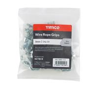 Timco Wire Rope Grips - Zinc Bag 20 427819