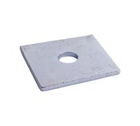 TIMCO BZP Square Plate Washer - 8 x 40 x 5 - Zinc - Box of 100