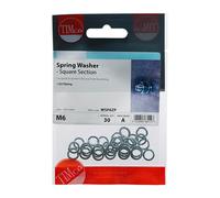 Timco WSP6ZP Spring Washers - Zinc M6 TIMpac 30