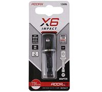 TIMCO X6 Impact Adaptor - This impact resistant quick change adaptor is for converting a 1/4” hex drive into a male 3/8” socket adapto - 3/8 x 50