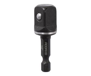 TIMCO X6 Impact Adaptor - This impact resistant quick change adaptor is for converting a 1/4” hex drive into a male 1/2” socket adaptor - 1/2 x 50