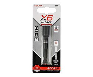 TIMCO X6 Impact Magnetic Socket Driver - 7mm x 65mm