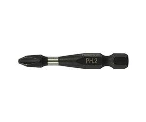 TIMCO X6 Impact Phillips Driver Bit - Newly Developed Heat Treatment Process for Longevity and Performance - No.2 x 50