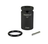 TIMCO X6 Scaffolders Short Impact Socket 21 x 52 mm - Pack 1