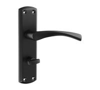 Timco Zeta Bathroom Handles - Matt Black Blister Pack 1 200335