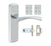 Timco Zeta Latch Door Pack - Polished Chrome Box 1 200853