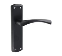 Timco - Zeta Latch Handles - Matt Black (Size 175 x 45-2 Pieces)