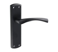 Timco - Zeta Latch Handles - Matt Black (Size 175 X 45 - 2 Pieces)