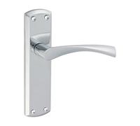 Timco - Zeta Latch Handles - Polished Chrome (Size 175 X 45 - 2 Pieces)
