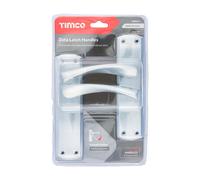 Timco - Zeta Latch Handles - Satin Chrome (Size 175 x 45-2 Pieces)