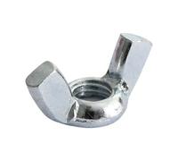 Timco Zinc Wing Nut M8 Plated Mild Steel Light Duty Tightening Bolt Fastening Fixing Home Diy Construction Ironmongery