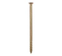 TIMCO ZYP Multi-Fix Concrete Screw - 7.5 x 60 - Yellow - Box of 100 - Packaging May Vary
