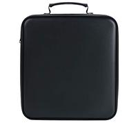 TIMCORR CD Case DVD Holder Storage: 320 Capacity DVD Case Organizer Large CD Storage Protective DVD Binder CD Wallet Portable Disc Holder Folder Blu Sleeves Hard CD Carrying Bag for Car (Black)