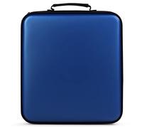TIMCORR CD Case DVD Holders Storage - 432 Capacity Portable Disc Organizer & CD Wallet Binder Sleeve Holder for Car Travel | Media (Blue)