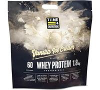 Time 4 Nutrition Whey Protein Professional Time Release Grass Fed Native Whey Protein Concentrate, Partially Hydrolysed Isolate & Micellar Casein (Vanilla Ice Cream, 1.8kg Bag)