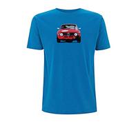 Time 4 Tee Alfa Romeo Giulia T Shirt Sprint GTA Italia Rally Car Italy Classic Car Show (Large, Electric Blue)