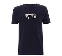 Time 4 Tee David Brown 880 Selectamatic Tractor T Shirt Vintage Farm Open Top Graphic Farmer Farming Agriculture (XXX Large, Navy Blue)