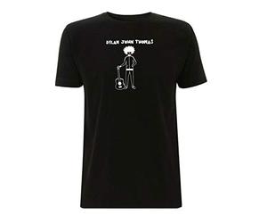 Time 4 Tee Dylan John Thomas T Shirt Inspired Scottish Music Artist Nobody Else Guitar (Large, Black)
