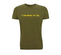 Time 4 Tee Indie Music Song Lyrics Lyric T Shirt Surprised by The Joy Natural Rebel Gig Music Manchester Scene Singer Quote Joyful Joyous Happy (XX Large, Army Green)