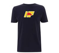 Time 4 Tee Lancia Delta T Shirt Integrale HF Evo Rally Car Hot Hatch Grill Badge Elephant Racing (Large, Navy Blue)