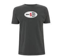 Time 4 Tee MK1 Morris Mini Cooper S T Shirt Bonnet Badge Emblem Classic Italian Job Sports Car Collectable (Large, Grey)