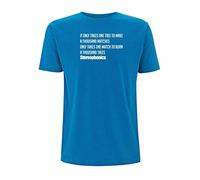 Time 4 Tee Phonics T Shirt Inspired A Thousand Trees Lyrics Word Gets Around Band gig Kelly Jones (Large, Electric Blue)
