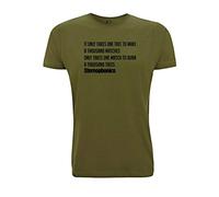 Time 4 Tee Phonics T Shirt Inspired A Thousand Trees Lyrics Word Gets Around Band gig Kelly Jones (XX Large, Army Green)