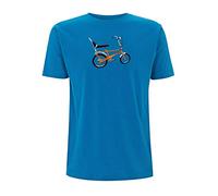 Time 4 Tee Raleigh Chopper Inspired MK1 T Shirt Cycling 1970s Vintage Bike BMX Classic Ride Retro Bicycle collectable 70's Gift (X Large, Electric Blue)