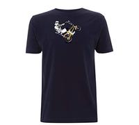 Time 4 Tee Raleigh Chopper Mk1 Stormtrooper T Shirt 1970s Bike Stunts BMX Vintage Trooper (Large, Navy Blue)