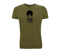 Time 4 Tee Sam Fender T Shirt Face Millennial Gig Greasy Spoon Music Tshirt British Singer (Small, Army Green)