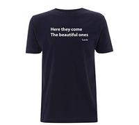 Time 4 Tee Suede Beautiful Ones Song Lyrics T Shirt Coming Up Album Here They Come The Beautiful Ones Lyric Quote (XXX Large, Navy Blue)