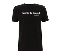 Time 4 Tee The Stone Roses I Wanna Be Adored Song Lyric T Shirt Lyrics Indie Band Manchester Scene Music Quote (X Large, Black)