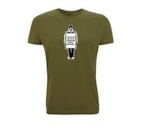 Time 4 Tee The Verve T Shirt This is Music Single Poster Ashcroft Lyrics 1990s Indie (Medium, Army Green)