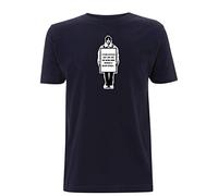 Time 4 Tee The Verve T Shirt This is Music Single Poster Ashcroft Lyrics 1990s Indie (XXX Large, Navy Blue)