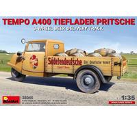 Time A400 Low Loader Platform 3-Wheel Beer Delivery Truck 1:35 Plastic Model Kit