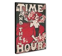 Time And The Hour By Ethel Reed Canvas Print for Living Room Bedroom Home Office Décor, Wall Art Picture Ready to Hang, 30 x 20 Inch (76 x 50 cm)