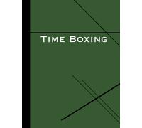 Time Boxing: Daily Time Blocking Planner, Time Box Notebook, Action Schedule Journal for Hourly Productivity, Time Management, 8.5 x11 in, A4