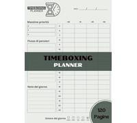 Time Boxing Planner: Gestisci la tua giornata con la programmazione del tempo, le priorità e il monitoraggio dell'umore