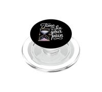 Time Can Fix Your Pain Healing Progress Motivation PopSockets PopGrip for MagSafe