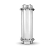 Time Capsule Box，Stainless Steel Container, Sealed, Box Bury, Lock DurableStorage for Future Graduation Present,5 Sizes(10 * 50cm)