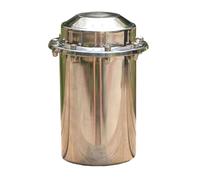 Time Capsule Box，Time Container to Bury,Creative Stainless Steel Storage Wish Bottle Confession Love Letter Memorial Apartment Memories,Durability,10 * 20 Cm