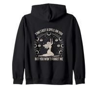 Time Cast A Spell On You Graphic But You Wont Forget Me Zip Hoodie