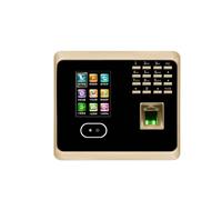 Time Clock, 100plus Biometric Fingerprint Face Recognition Time Attendance Machine System With Keyboard Clock for Small Business(UF100)